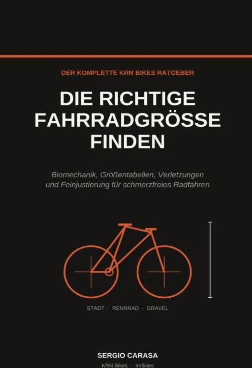 Cover of Die richtige Fahrradgröße finden, by Sergio Carasa
